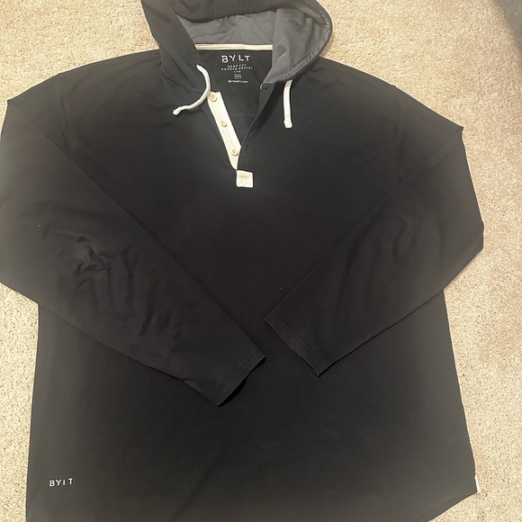 BYLT Drop-Cut LUX Hooded Henley Size XXL - Picture 2 of 5